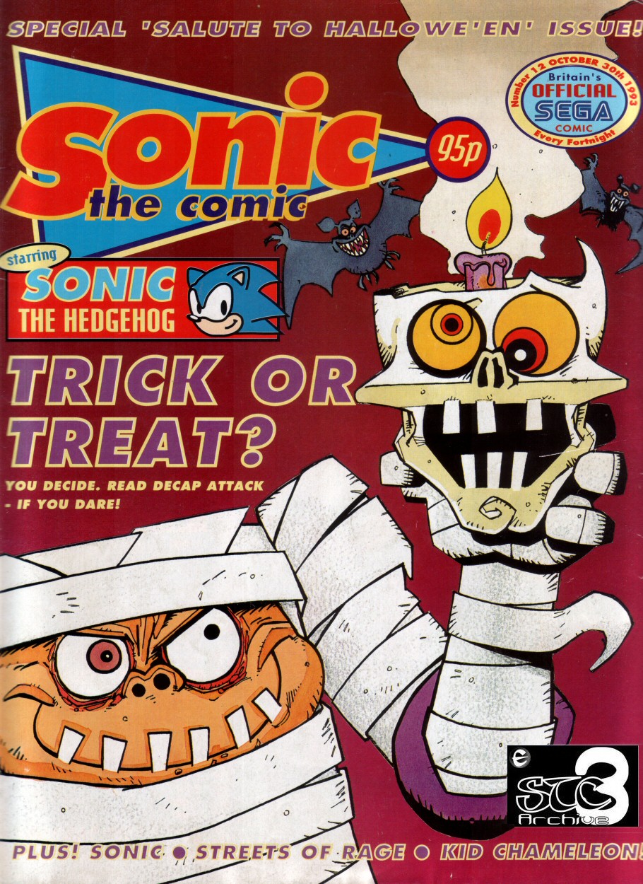 Sonic - The Comic Issue No. 012 Cover Page